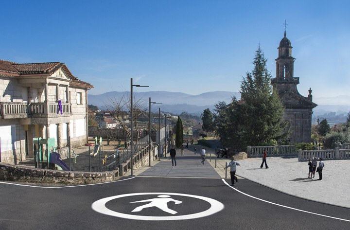 A Deputación inicia a contratación das obras para mellorar a mobilidade peonil na parroquia de Guláns en Ponteareas