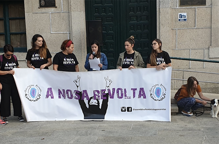 A asemblea  feminista  Paxaretas de Redondela
