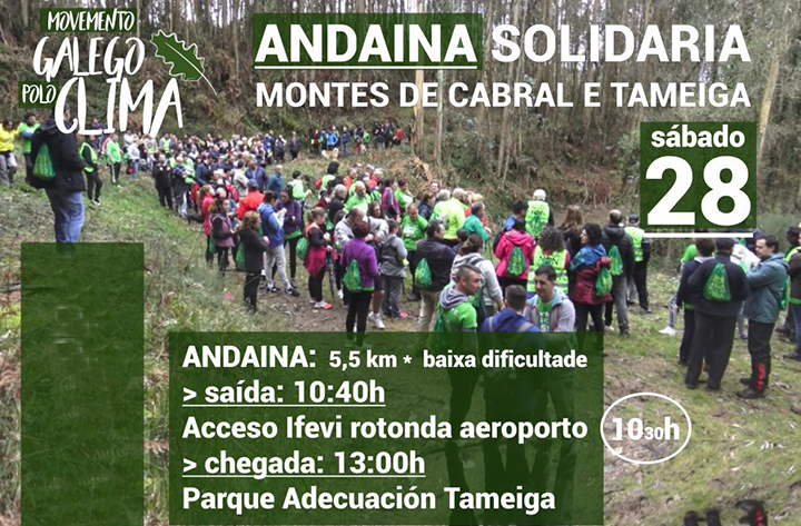 Andaina solidaria montes de Cabral e Tameiga