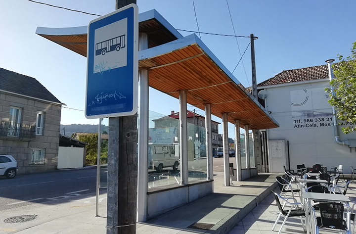 O BNG reclama máis paradas do servizo comarcal de autobús ao seu paso por Mos