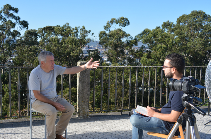 A rodaxe do filme documental sobre Moncho Reboiras chega a Vigo