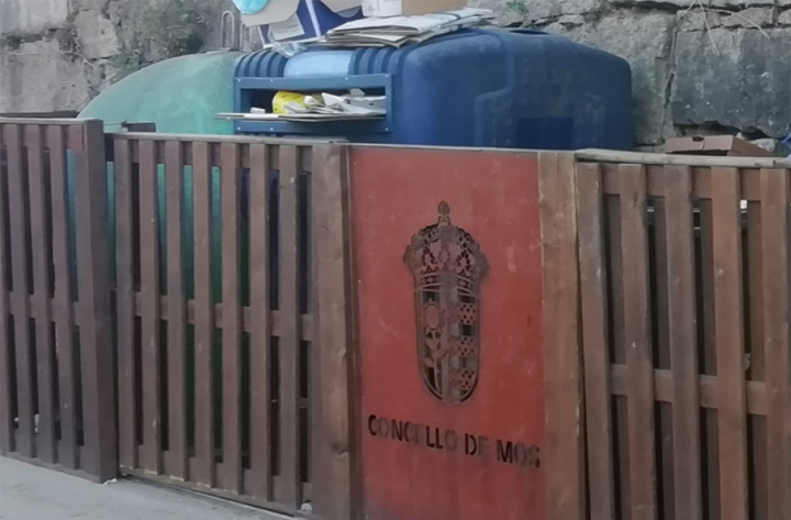 O BNG de Mos pide explicacións polo incumprimento na separación do lixo
