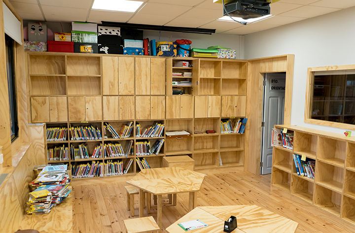 O CRA estrea este curso unha biblioteca que optimiza ao máximo os seus espazos