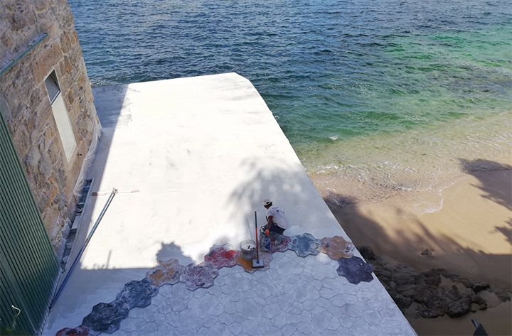 Comezan as obras de mellora da accesibilidade ás praias de Pescadoira e Petís