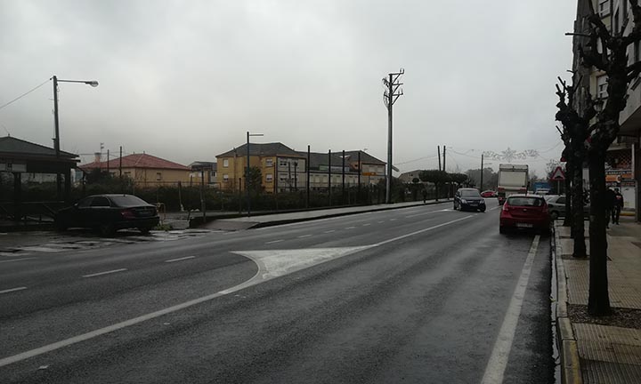 O goberno do BNG-PSOE tacha de despropósito o pintado da Avenida de Castelao