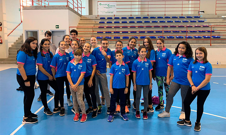 Gonzalo Méndez supervisor da Escola Municipal de Atletismo Gustavo Dacal de Ponte Caldelas