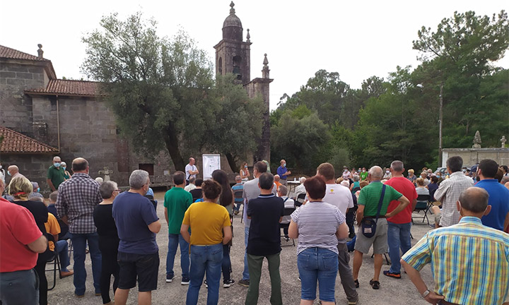 A Xunta prioriza a parroquia de Padróns para  o desbroce das faixas de defensa contra incendios