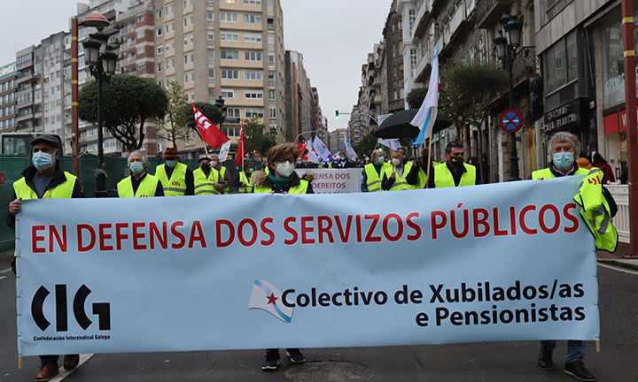 O colectivo de pensionistas da CIG exemplo de compromiso social e sindical
