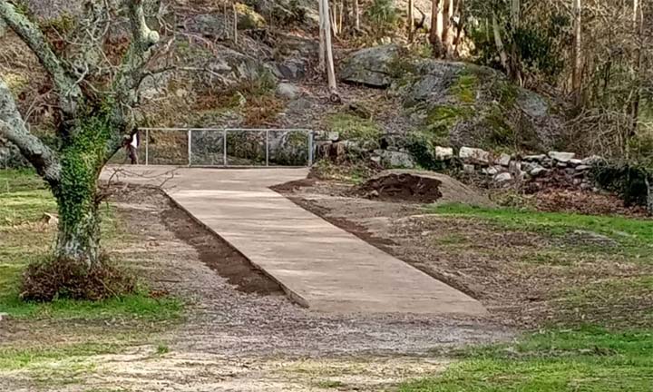 OBRAS FEITAS NO ENTORNO DA CAPELA DE SAN AMARO