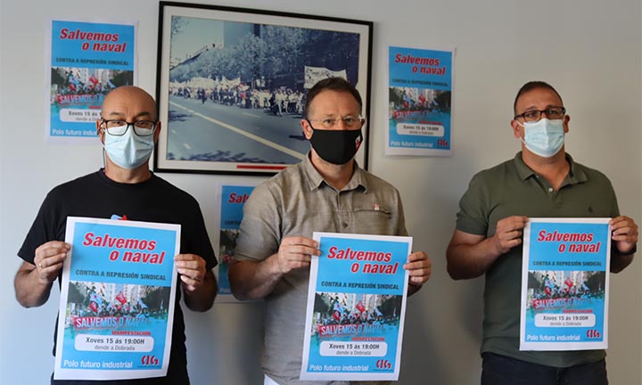 A CIG intensifica as mobilizacións en defensa do naval vigués e contra a represión sindical en Barreras
