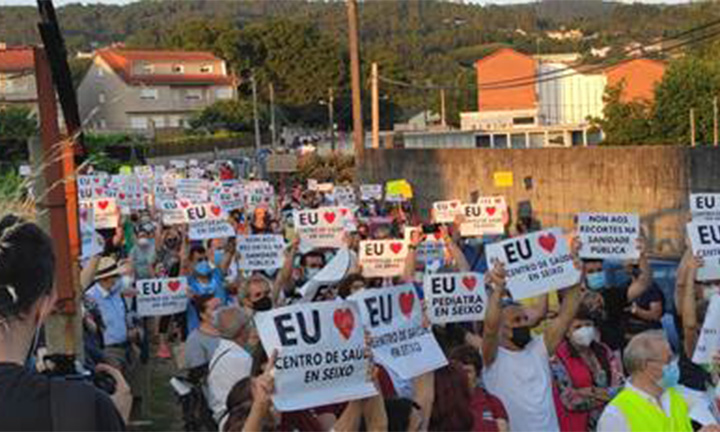Continúan as asembleas informativas e os preparativos para a manifestación do domingo 13 de febreiro “por unha atención sanitaria digna e contra os recortes” nas urxencias e nos Centros de Saúde de Seixo e Marín