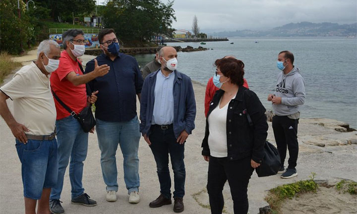 BNG urxe recuperar e rehabilitar a praia da Punta no barrio de Teis en Vigo