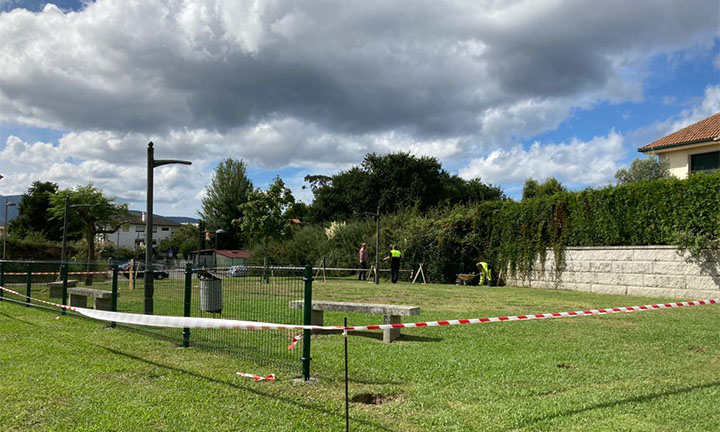 O Concello habilita o seu segundo espazo de recreo para cans na no núcleo urbano de Nigrán