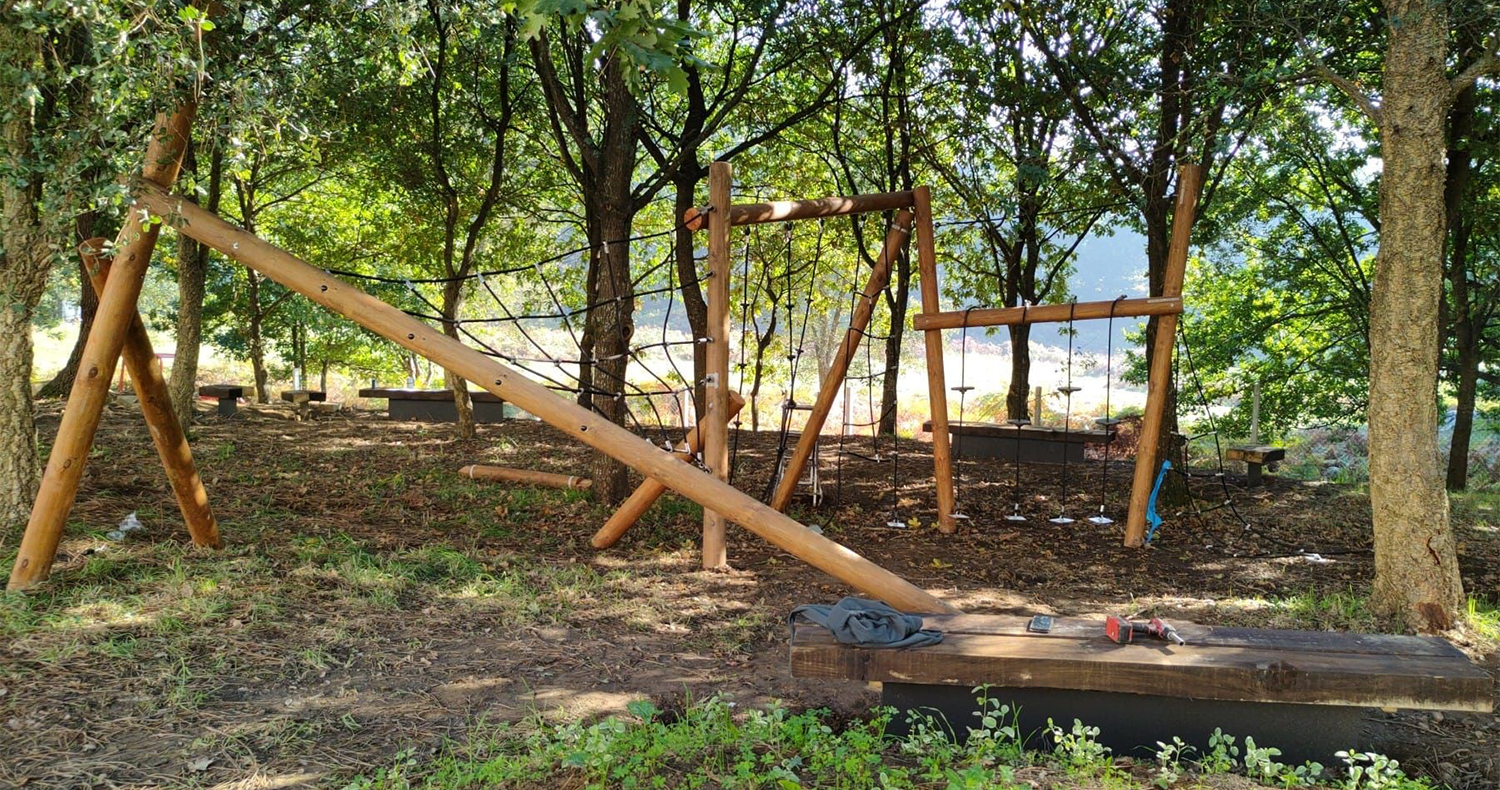 O ecoparque Sobreiral da contorna do Calvario, a punto de ser rematado