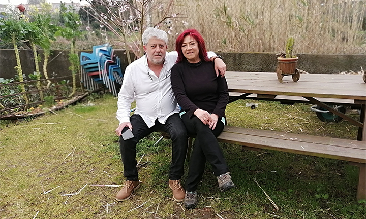 Suso e Marga de novo na  Cova