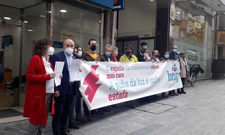 BNG reclama a intervención pública do sector eléctrico para baixar os prezos