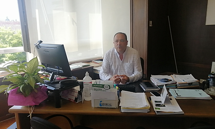 Xose Emilio Barros. Alcalde de Mondariz