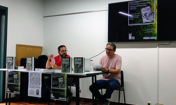 Presentación en Seixo do libro Galegos no exército de Euzkadi 1936-1937″ do investigador marinense Sergio Balchada Outeiral “Satxa”