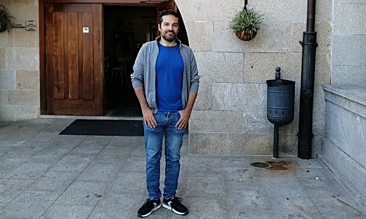 Gustavo Barcia candidato á alcaldía de Mos polo BNG