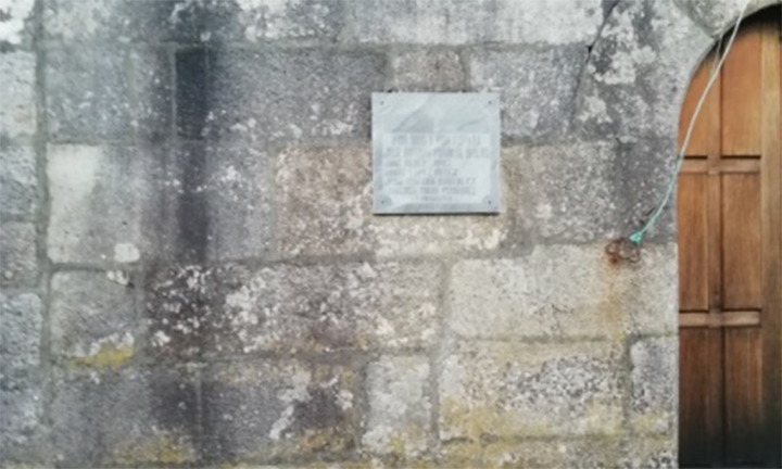 Simboloxía franquista nas igrexas do arciprestado do Miñor
