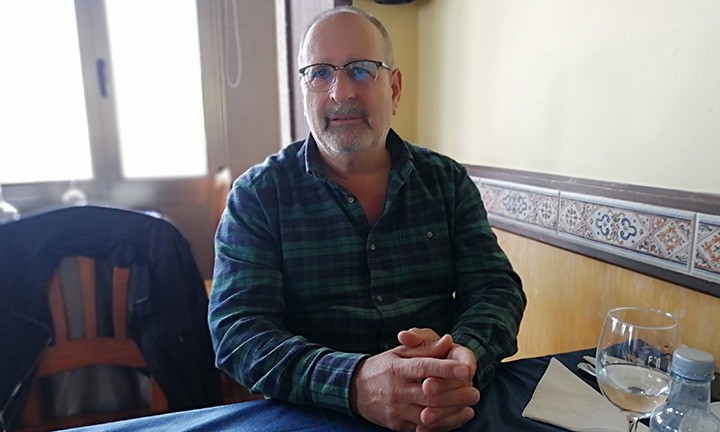 Serafín Fernández portela responsable da Unión Local da CIG na Guarda