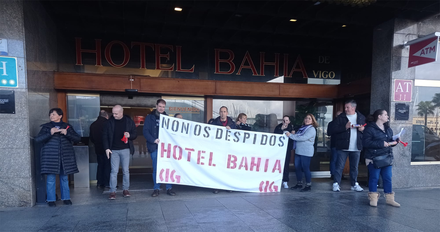Conflito laboral no hotel Bahía de Vigo