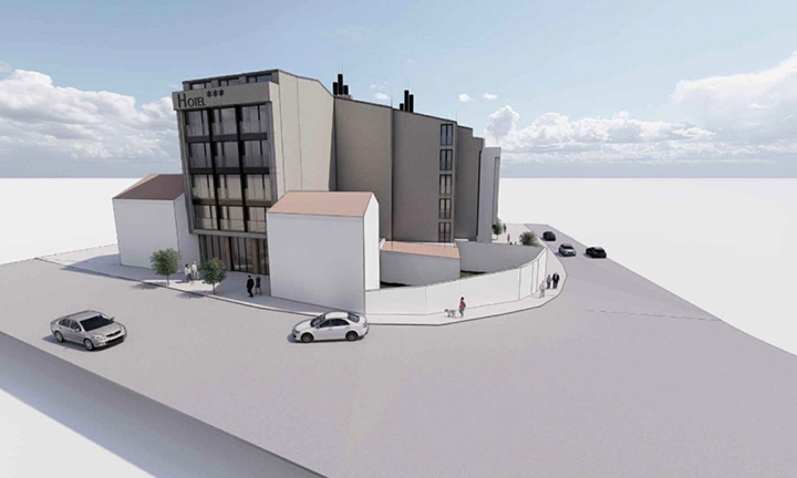 O Porriño tramita a licencia para a construción dun novo hotel que sumará 135 prazas