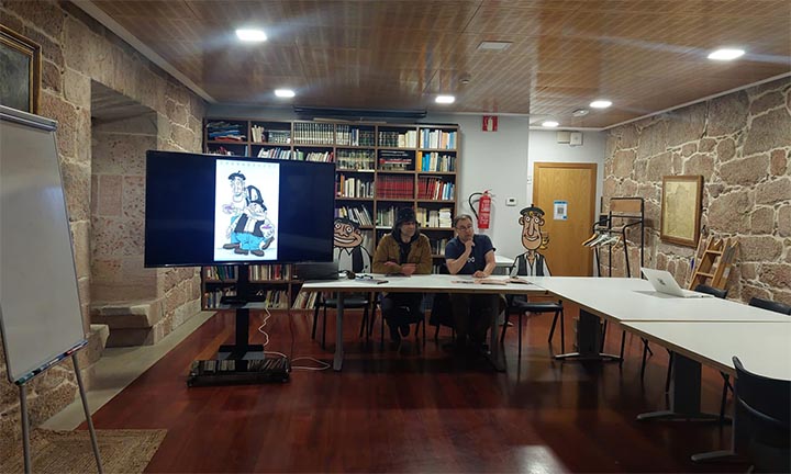 Marcos Escudero presenta O Tonios en A Nova Peneira no pazo de Mos