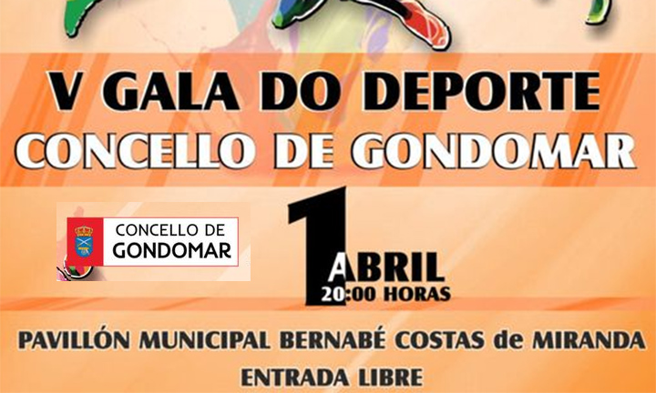 Nominacións aos premios da V Gala do deporte de Gondomar