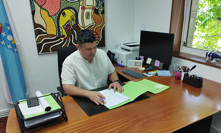 Manu Lourenzo, alcalde de Soutomaior