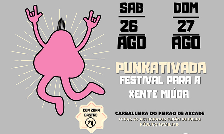 Música, obradoiros e espectáculos encherán a Carballeira do Peirao de Arcade os días 26 e 27 de agosto