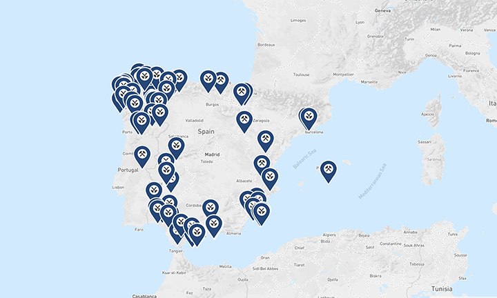 O Observatorio Ibérico da Minería, do que forma parte Ecoloxistas en Acción, documentou máis de medio milleiro de infraccións, a maioría asociadas a impactos ambientais ou a autorizacións ilegais. Andalucía e Galicia son os territorios con máis casos, con 24 e 21 respectivamente