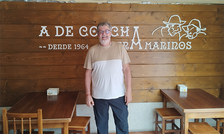 Luis Fernández, presidente e coordinador da Asociación «Mesa de Memoria Histórica do Distrito de Latina»