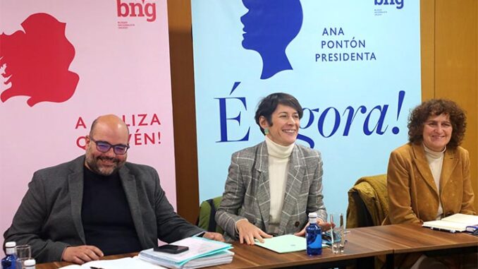 O BNG avanza unha campaña buscando a mobilización e a concentración do voto en Ana Pontón como garantía de cambio
