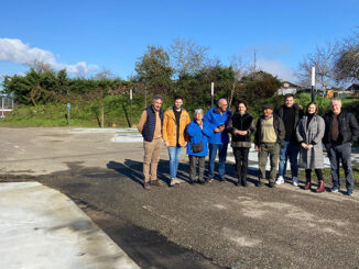 Tomiño ultima a estrea da área para autocaravanas no Seixo