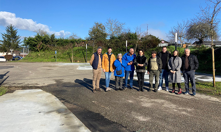Tomiño ultima a estrea da área para autocaravanas no Seixo