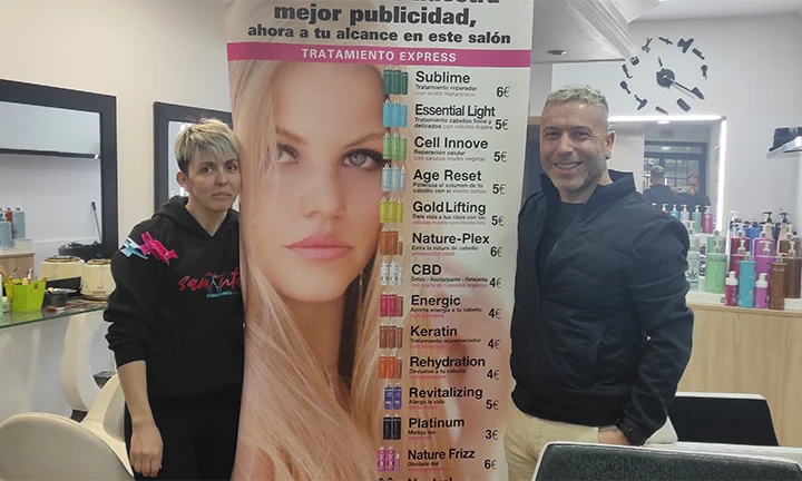 Samanta González perruqueira