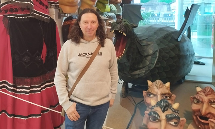 Antonio García, responsable do festival internacional de curtas de Redondela
