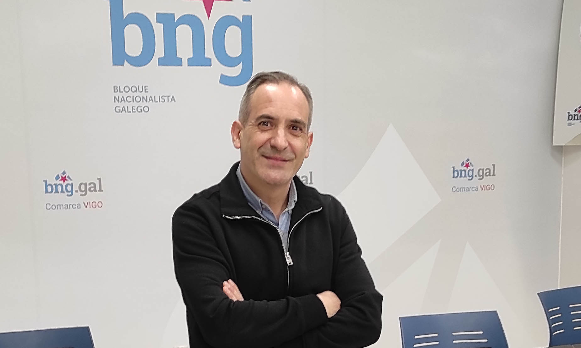Manuel Caride , responsable comarcal do BNG de Vigo