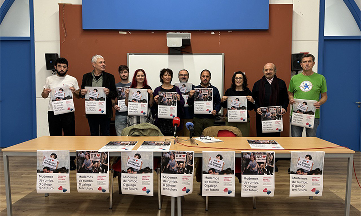 Queremos Galego convoca un gran acto o 17 de novembro en Compostela, baixo o lema Mudemos de rumbo. Polo futuro do galego