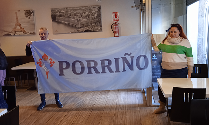 Os Zoqueiros do Porriño sempre co Celta.