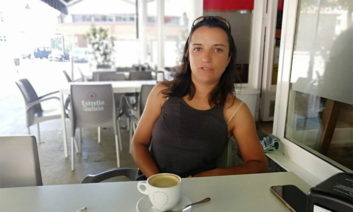 Vanesa Couto, presidenta da Asociación Veciñal Santa Cruz de Vilán