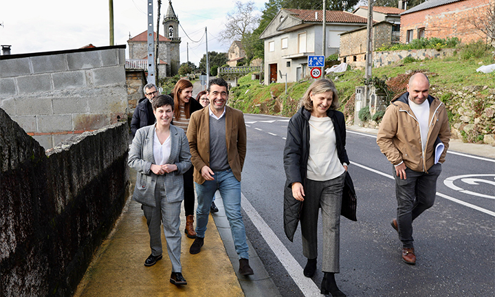 A senda peonil de Tabagón-As Eiras transforma O Rosal e marca o camiño para a futura actuación en Santa Ana