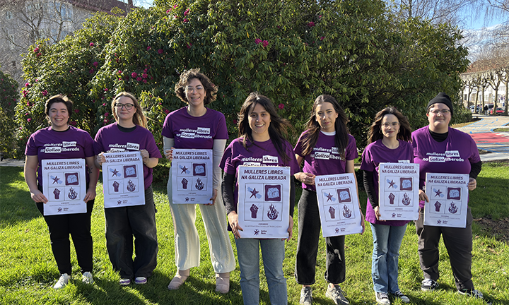 Galiza Nova presenta a campaña do 8M baixo o lema Mulleres libres na Galiza liberada