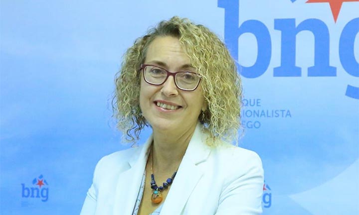 Cristina Fernández, voceira do BNG de Ponteareas