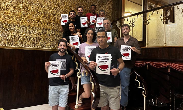 Constitúese a plataforma Sanidade Galega con Palestina
