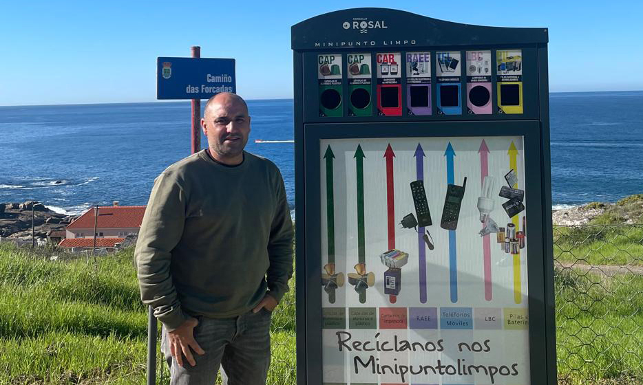 O Rosal dálle vida á reciclaxe con dous novos mini puntos limpos en Portecelo e Tabagón