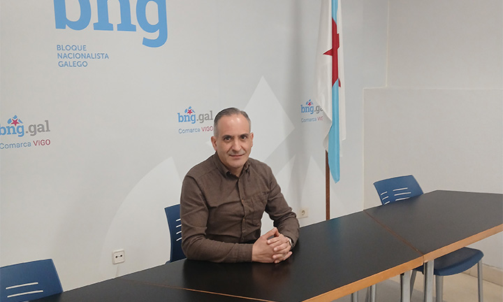 Manolo Caride responsable comarcal do BNG de Vigo